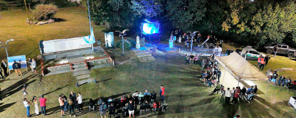 Huerta Grande: emotiva vigilia en honor a los héroes de Malvinas