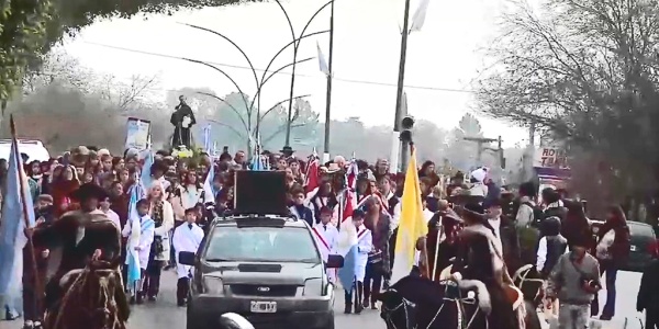 Valle Hermoso: misa y procesión de las Fiestas Patronales 2025