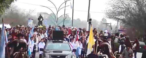 Valle Hermoso: misa y procesión de las Fiestas Patronales 2025