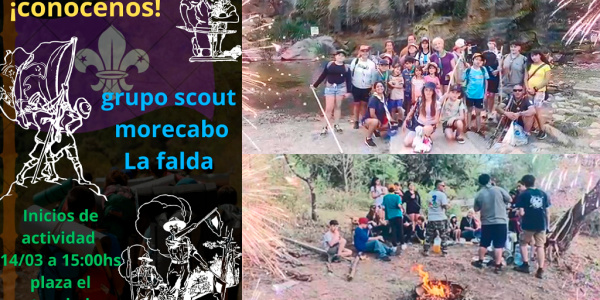 El Grupo Scout Morecabo abre sus inscripciones en La Falda