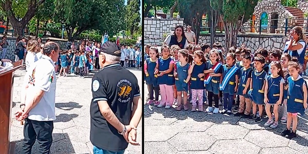 Soberanía Nacional: Un acto compartido en el corazón de La Falda