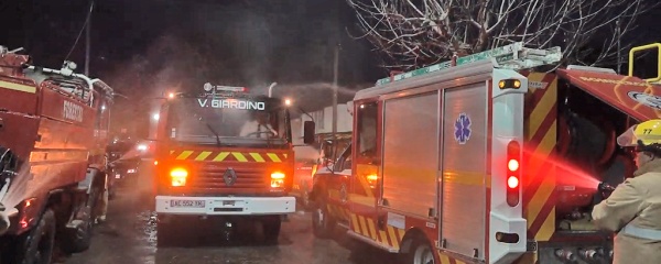Giardino: nuevo camión estructural en el día del Bombero