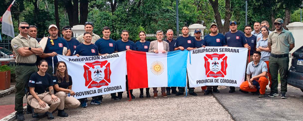 Córdoba envía el cuarto contingente de brigadistas a los incendios de la Patagonia
