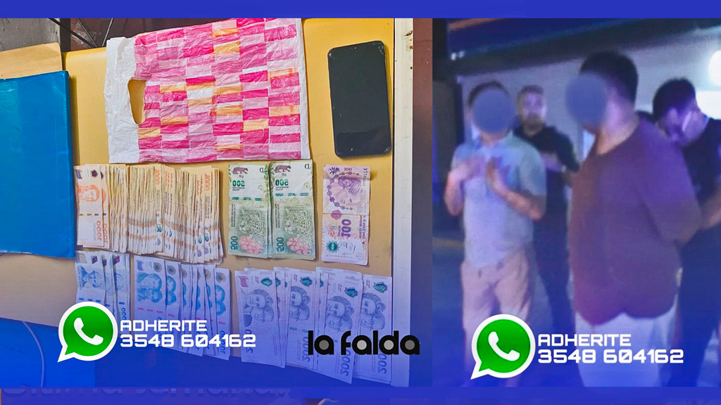 Detuvieron a dos sujetos de Córdoba capital tras sustraer dinero