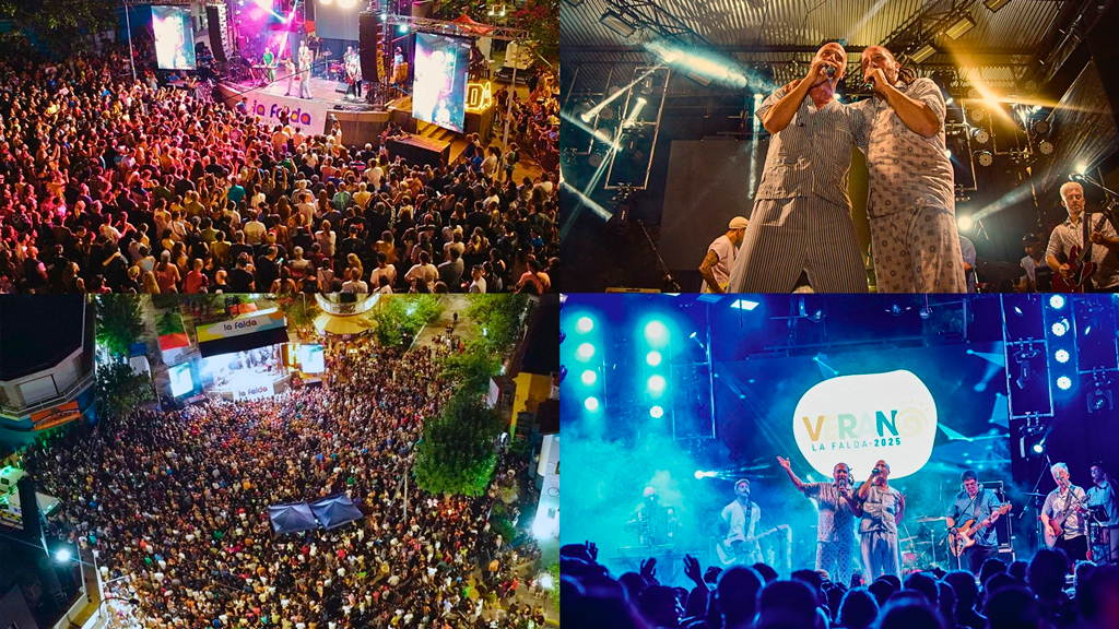 La Falda bajo las estrellas explotó con La Bersuit