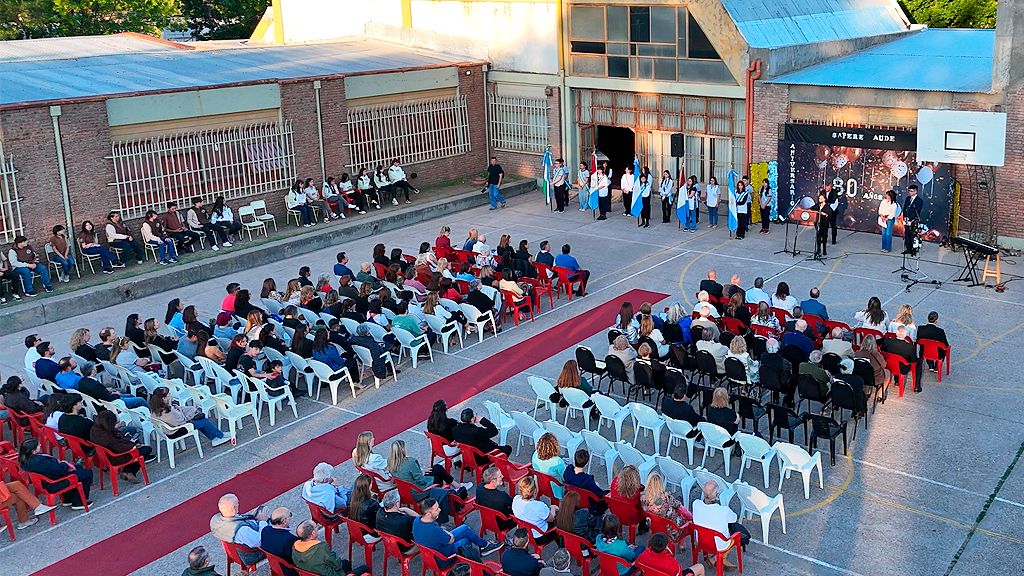 Ocho décadas educando: el ENSAC conmemora su aniversario con la mirada puesta en el futuro.