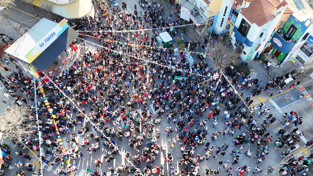 La Falda celebró el Día de las Infancias con un masivo festival de juegos y diversión
