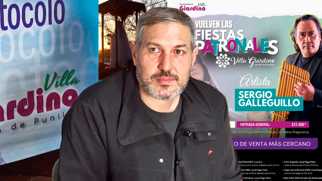 Sergio Galleguillo confirmado para las patronales de Villa Giardino