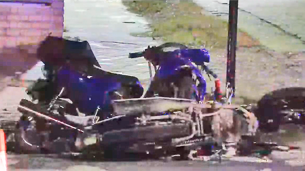 Choque de motos entre Huerta Grande y La Falda