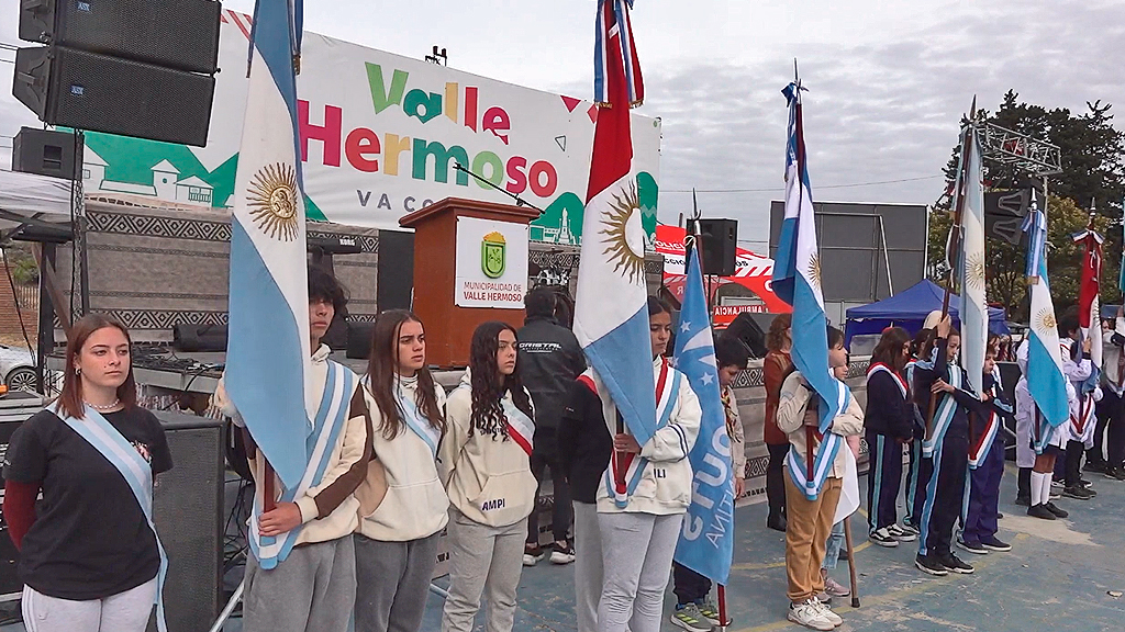 Valle Hermoso: acto oficial de las Fiestas Patronales 2025