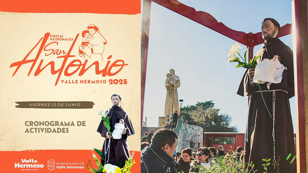Valle Hermoso se prepara para las Fiestas Patronales 2025 en honor a San Antonio