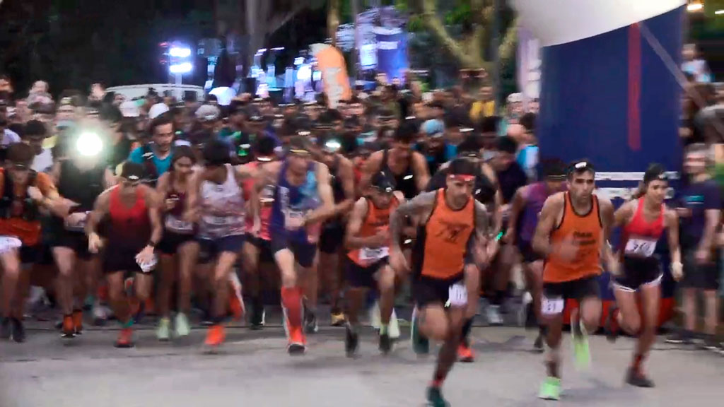 Gran convocatoria en la carrera nocturna “Jardín de Punilla”