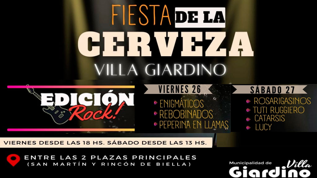 Fiesta de la cerveza artesanal 2024 en Giardino