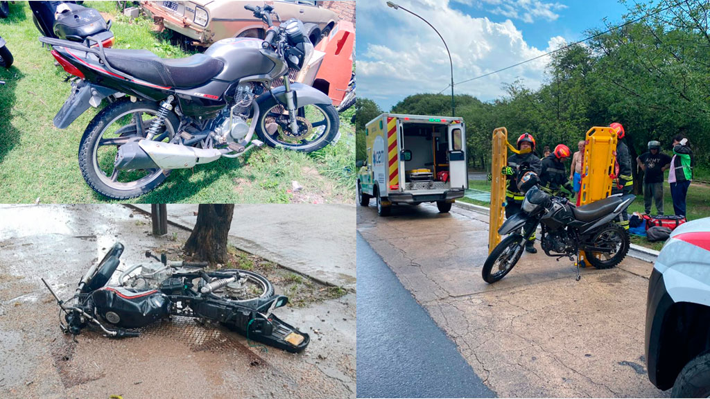 U.R.D. Punilla centro: accidentes y recupero de moto