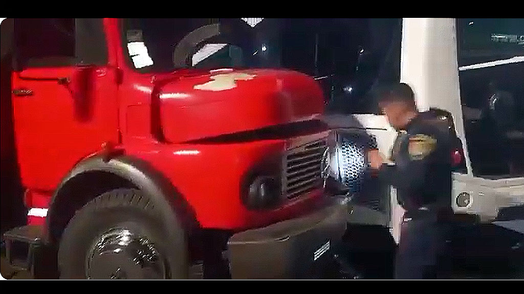 Insólito accidente en la terminal de La Falda
