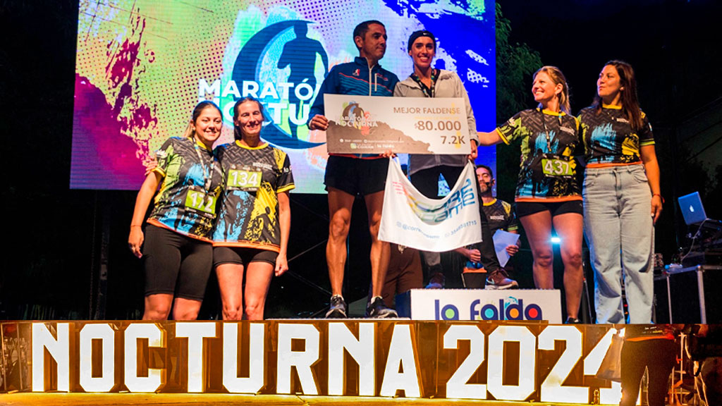 La Falda: convocatoria récord en la 23 edición de la Maratón Nocturna