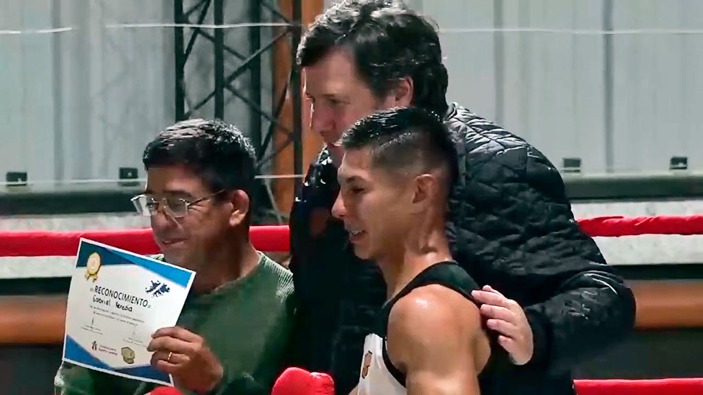 Gran festival de box organizado por el Club Quebracho