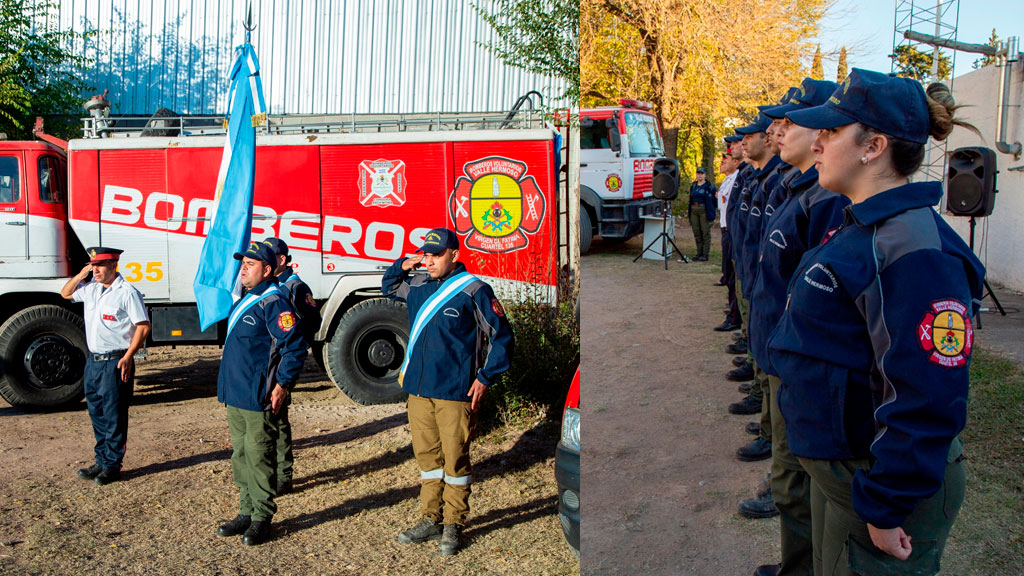 Cuartel Virgen de Fátima : acto protocolar del Día del Bombero Voluntario