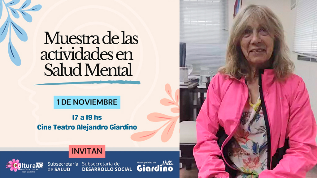 Villa Giardino: invitación a la muestra de las actividades en Salud Mental 