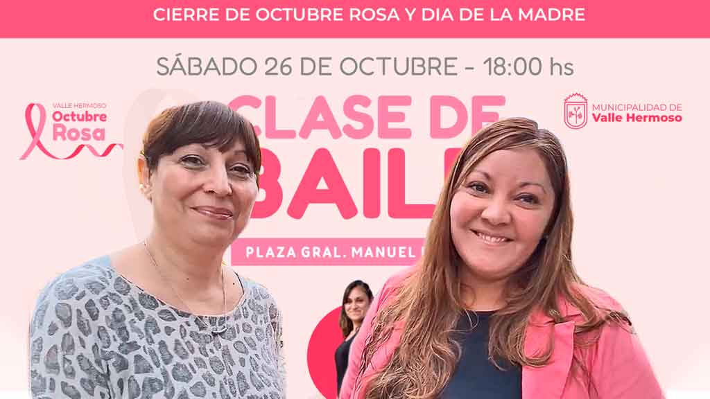 Valle Hermoso cierra con festejos el Octubre Rosa