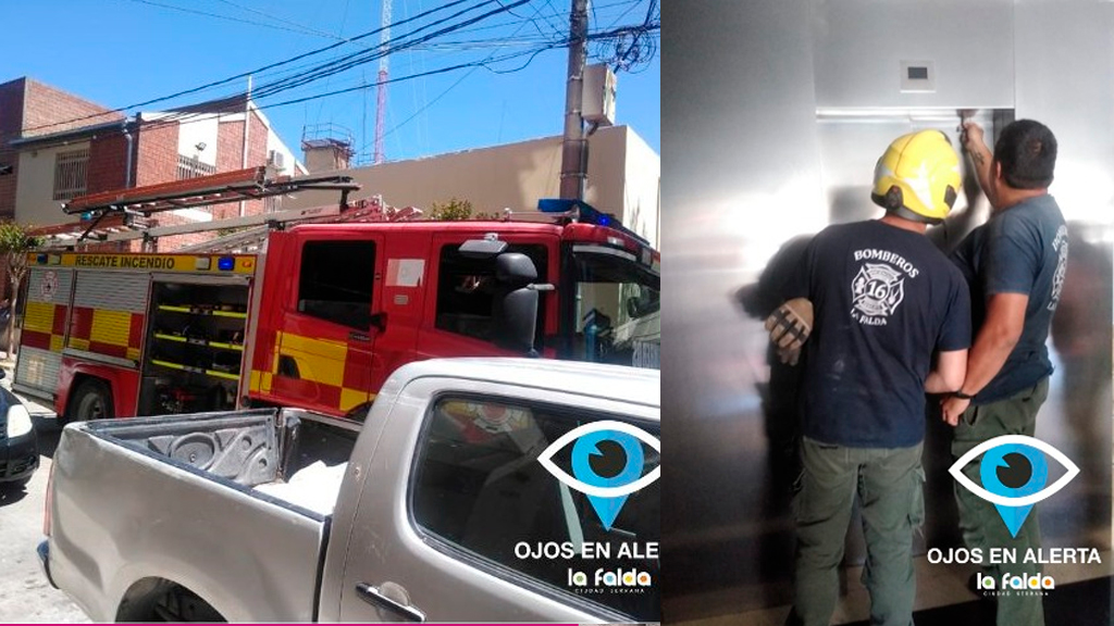 Por el corte de luz, un niño quedó atrapado en el ascensor