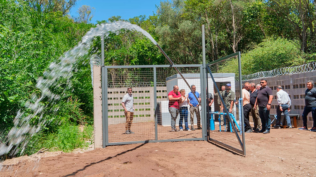 Inauguran obra hídrica en Valle Hermoso para beneficiar a 1.500 usuarios