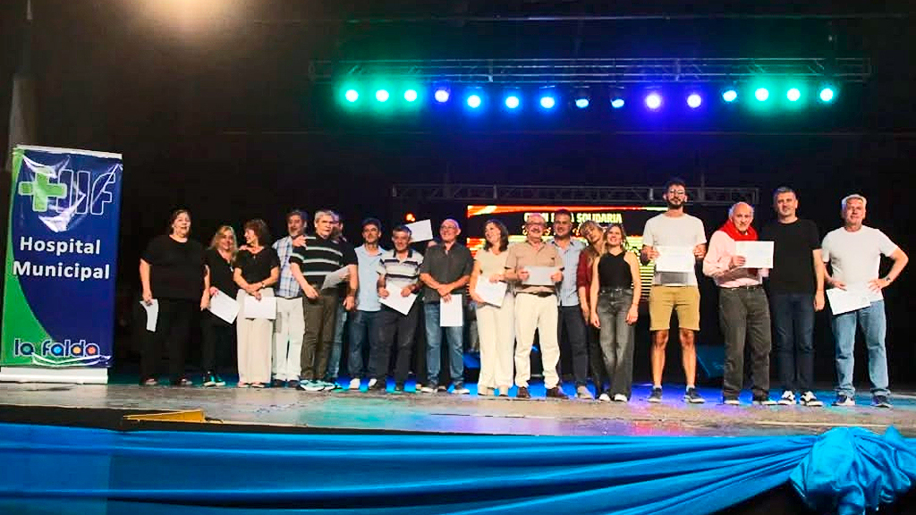 Éxito rotundo en la Peña Solidaria “Juntos por el Hospital” de La Falda