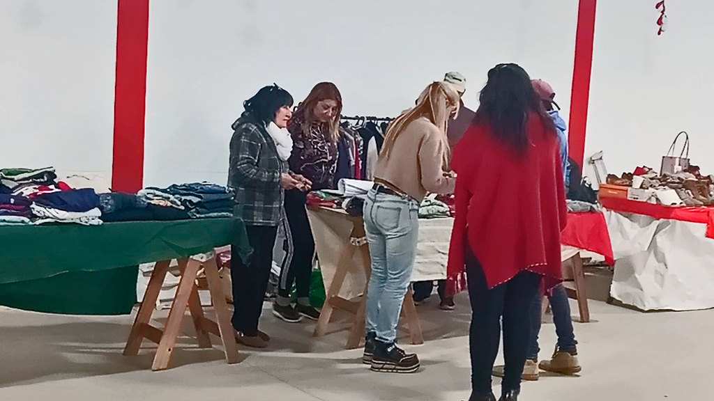 La Falda: ropero comunitario en la casa radical