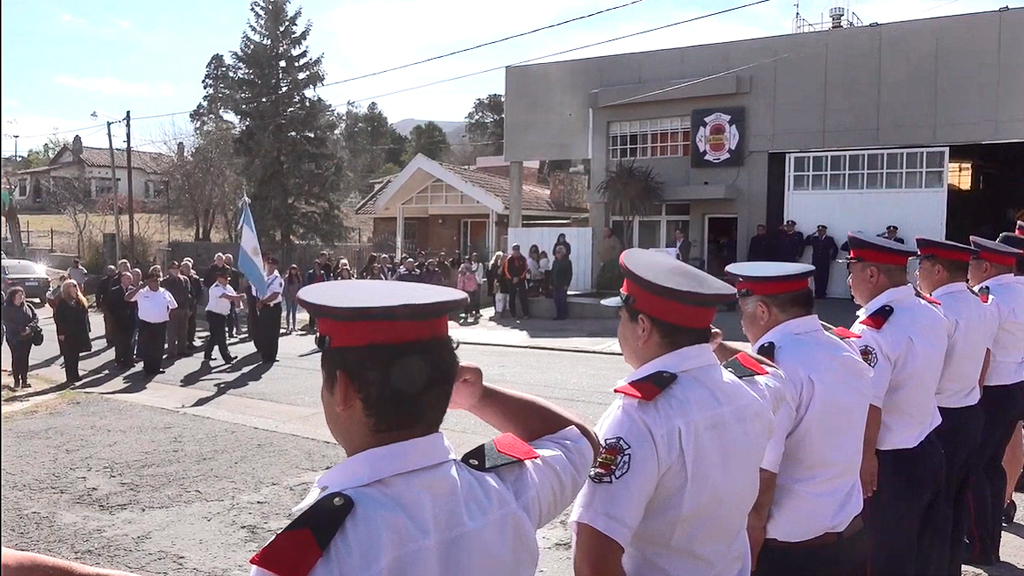 Acto aniversario del cuartel de bomberos Gral San Martin