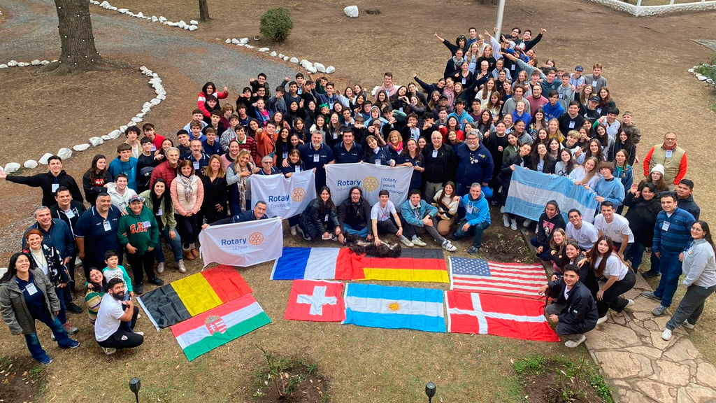 Acantonamiento del programa Rotario de intercambio internacional de jóvenes