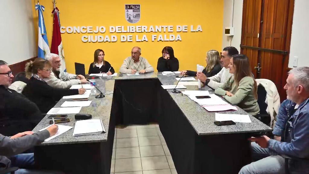 Concejo Deliberante de la ciudad de La Falda: sesión del 9 de agosto del 2023