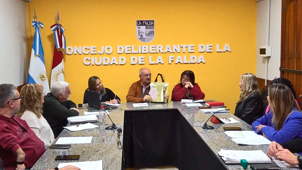 Emotiva sesión del Concejo Deliberante faldense