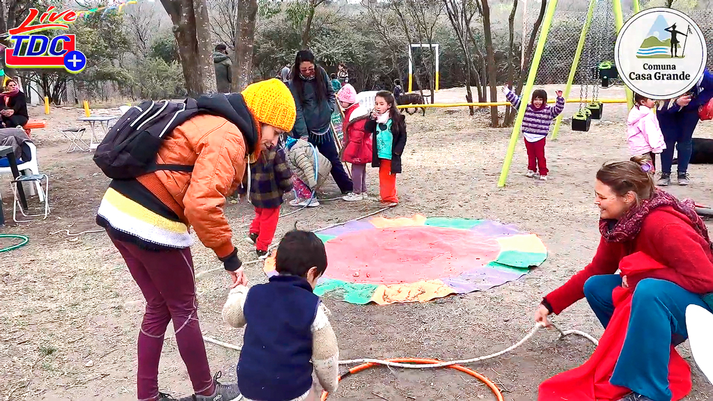 Juegos y naturaleza: original festejo de las infancias en Casa Grande