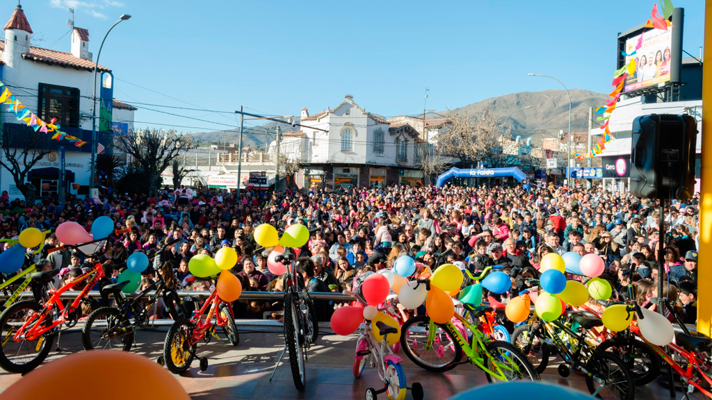 Gran festejo del Día de las Infancias en la ciudad de La Falda