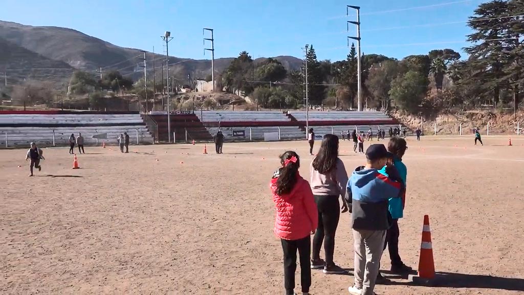 Nuevo encuentro Atlético escolar en predio Las Murallas