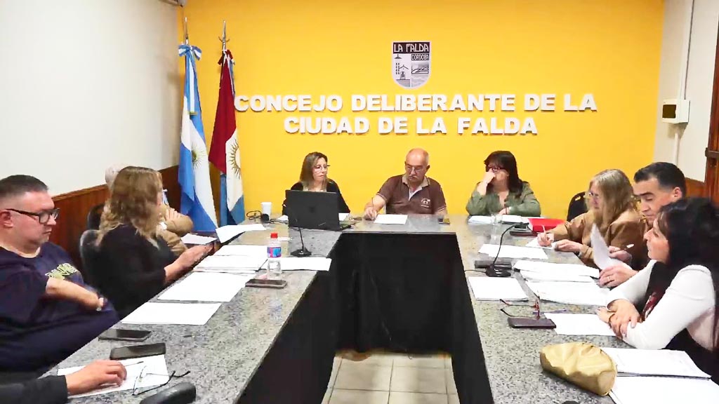 Concejo Deliberante de La Falda: sesión del 02 de agosto de 2023