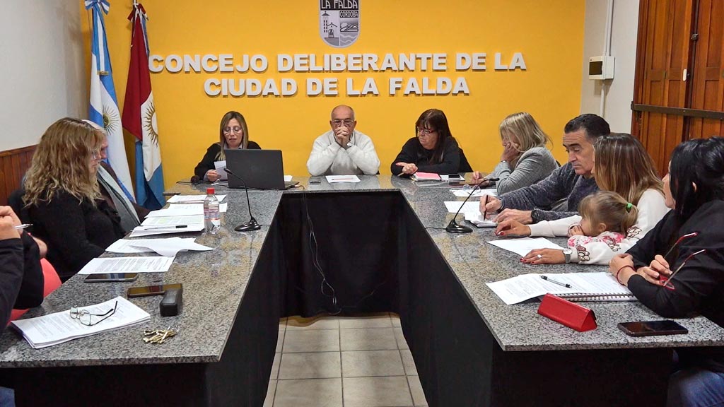 Concejo Deliberante de La Falda: sesión del miércoles 26 de julio de 2023
