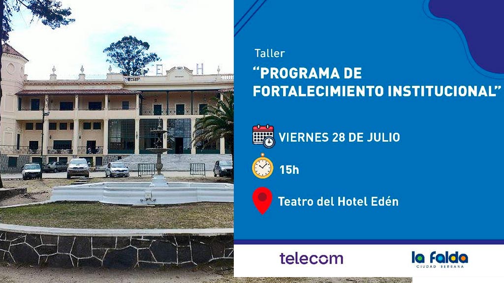 Invitación de Telecom y municipio faldense a taller de herramientas digitales 