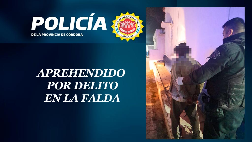 Arrestan a ladrón que robo ferretería faldense