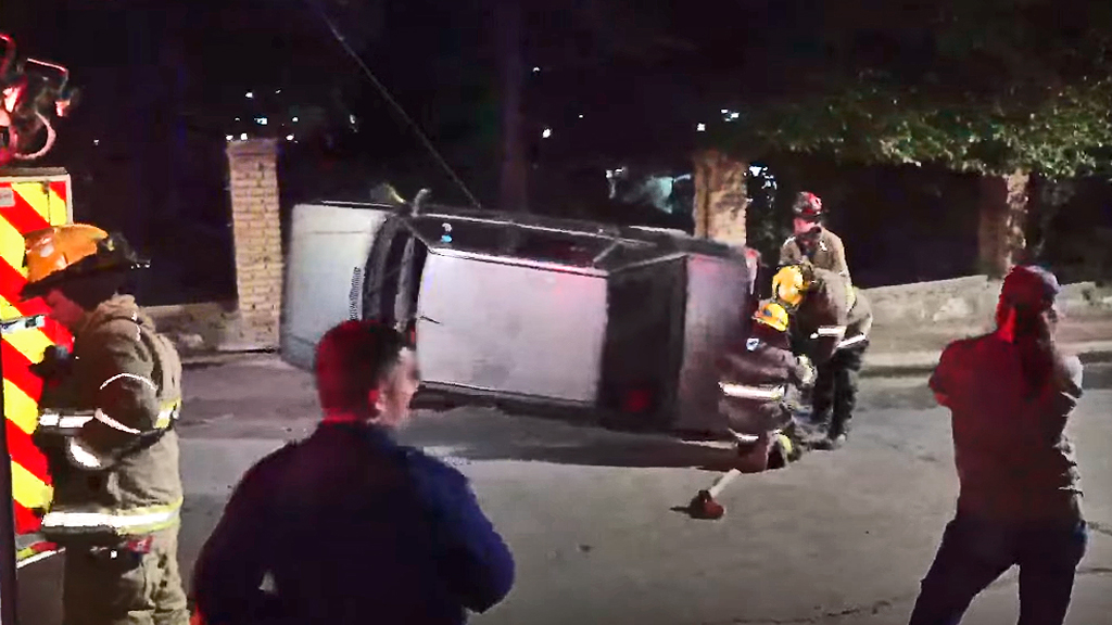 La Falda: accidente auto-moto en Capital Federal y Maipú