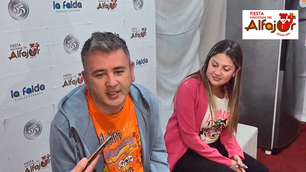 Javier Dieminger: balance en la última noche de la Fiesta del Alfajor