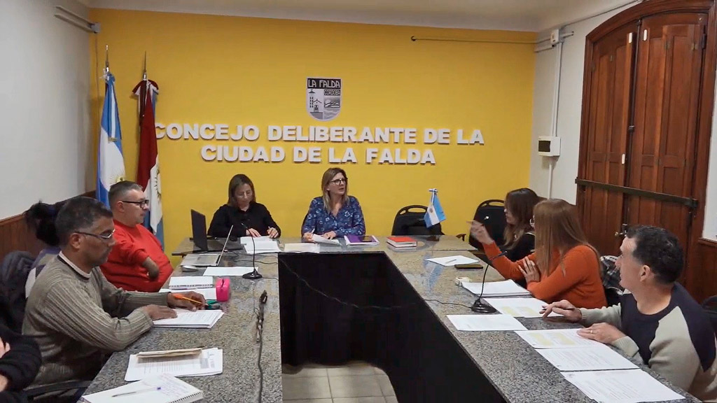 Concejo Deliberante de La Falda: sesión del 01 de noviembre de 2023