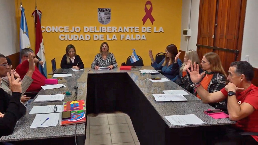 Concejo Deliberante de La Falda: sesión del 25 de octubre del 2023