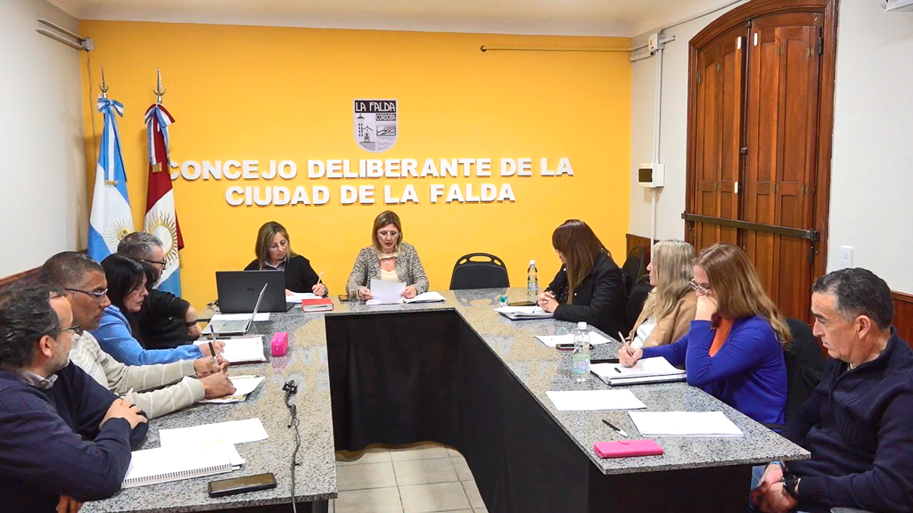 Sesión del 27 de septiembre del Concejo Deliberante de La Falda