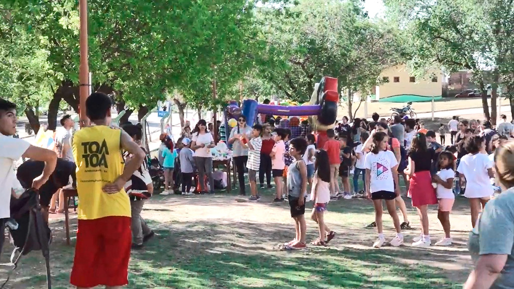 Valle Hermoso: iglesia cristiana organizó Fiesta de la luz