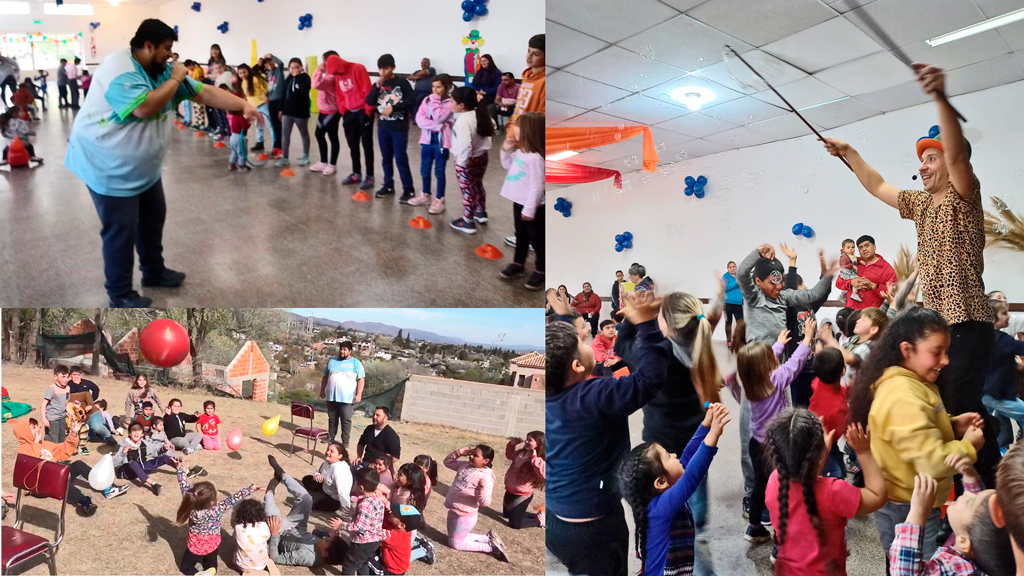 Fiesta de las infancias barrial en el Centro Español