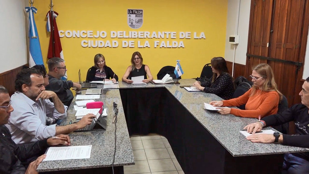 Concejo Deliberante de La Falda: sesión del 29 de noviembre