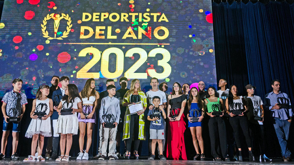 Epica fiesta del deportista del año 2023 en La Falda