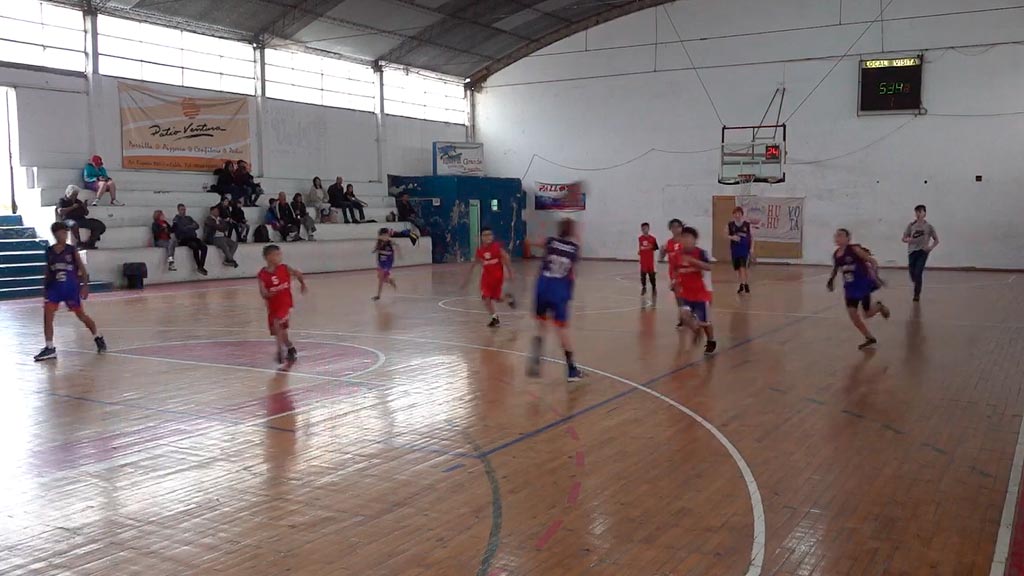 Jornada de basquet en Club Union Huerta Grande
