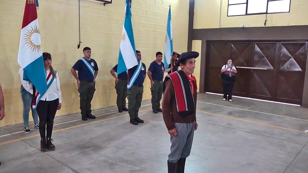 Conmemoración en Casa Grande por el Día del Veterano de Malvinas.